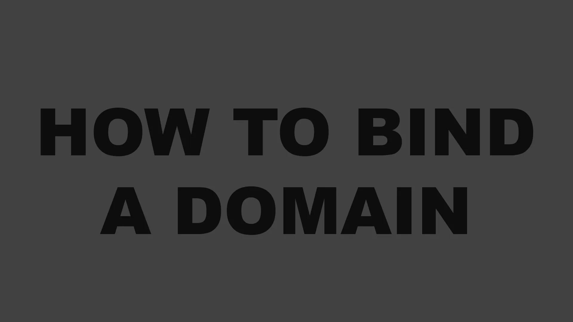 How to Point a Domain to Web Hosting